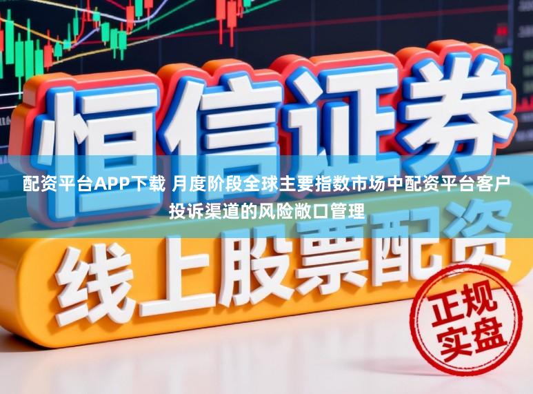 配资平台APP下载 月度阶段全球主要指数市场中配资平台客户投诉渠道的风险敞口管理